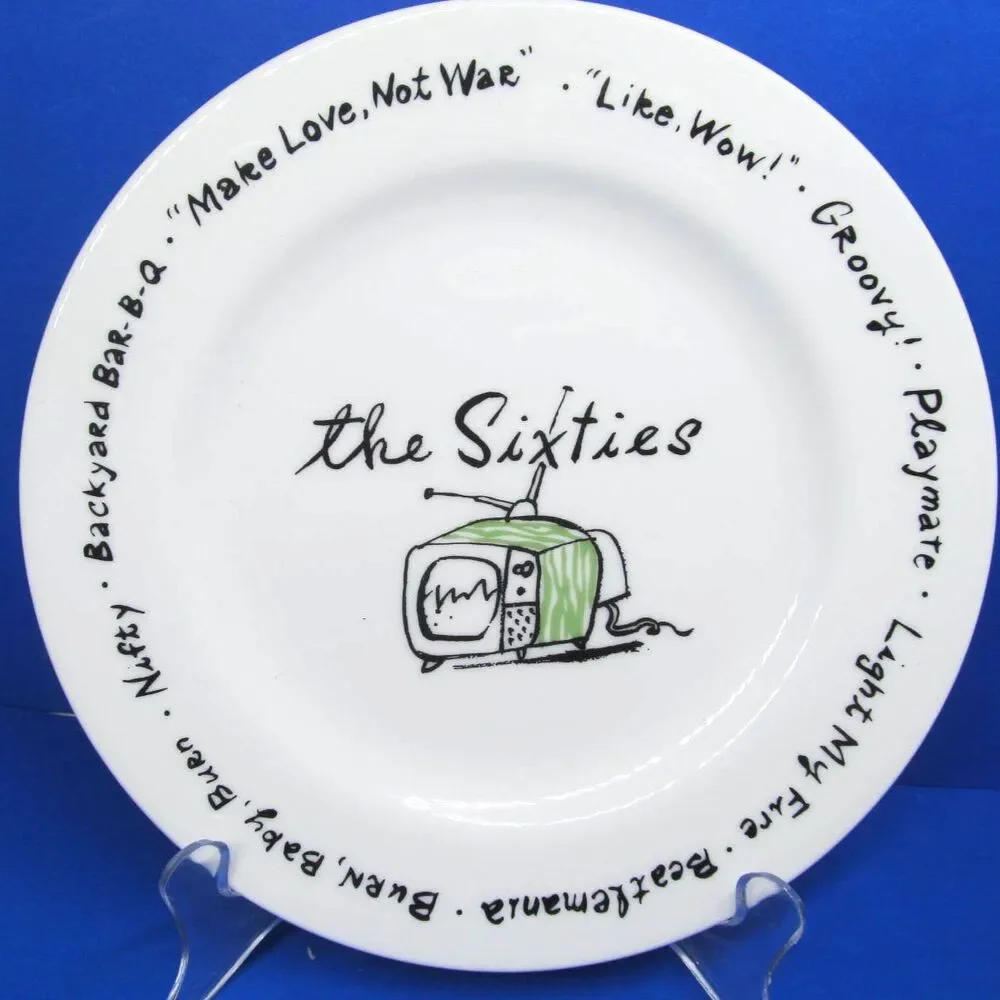 Pottery Barn Millennium Plates Through The Years Collectors Full Set of 12